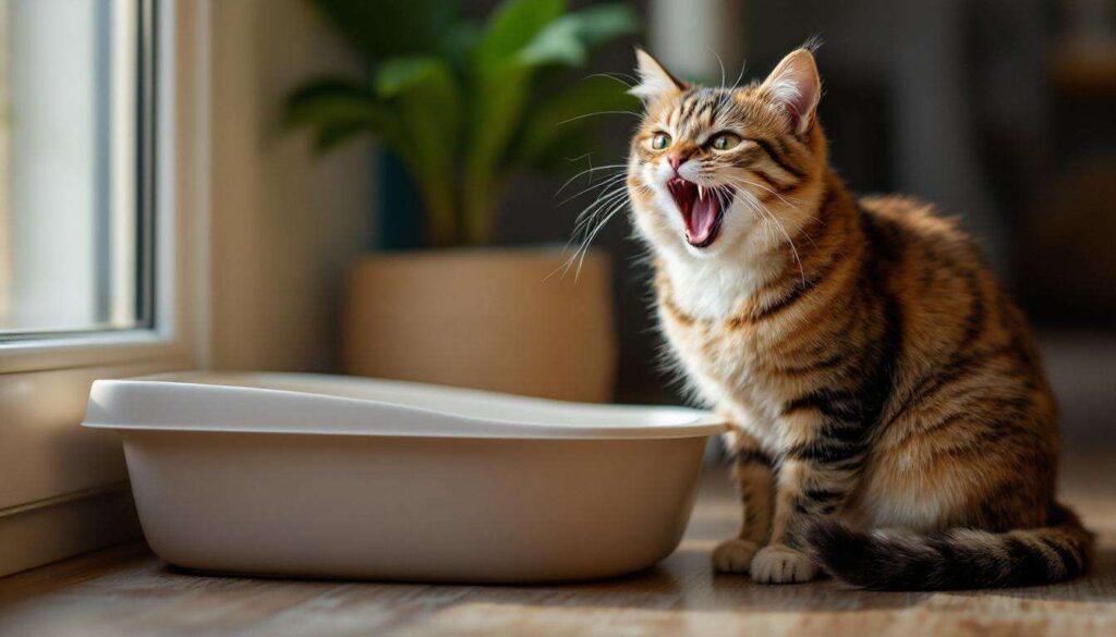 Why cats meow loudly near the litter tray: three reasons for this sudden behaviour