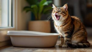 Why cats meow loudly near the litter tray: three reasons for this sudden behaviour