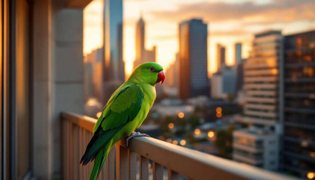 Green parakeets invading Australian cities: where these exotic birds actually came from