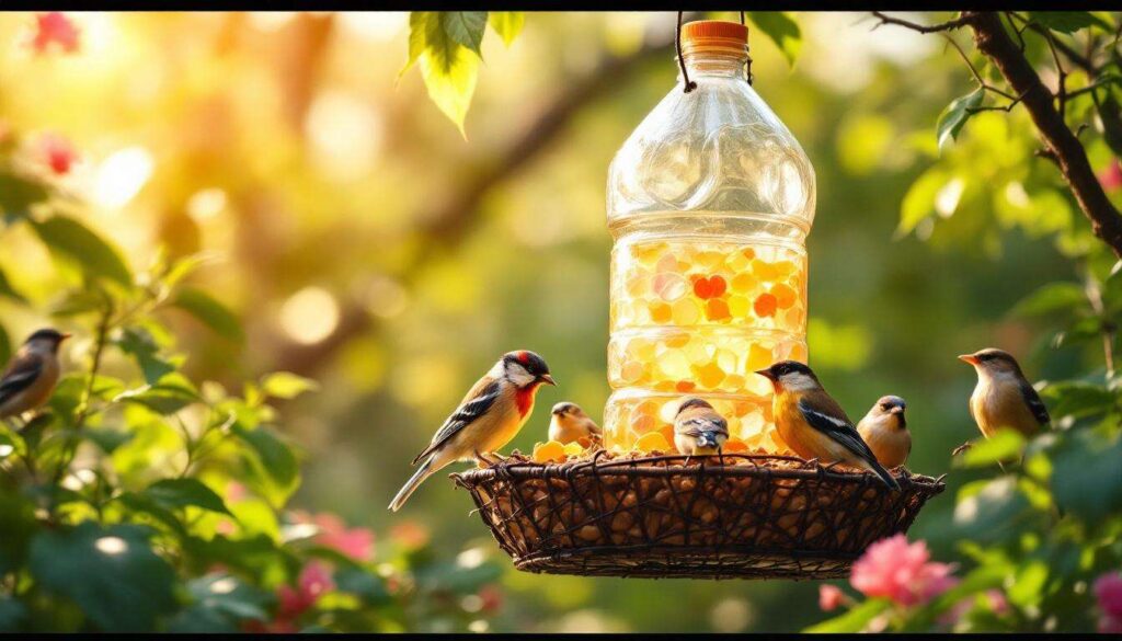 How to turn a plastic bottle into a perfect bird feeder in under 10 minutes