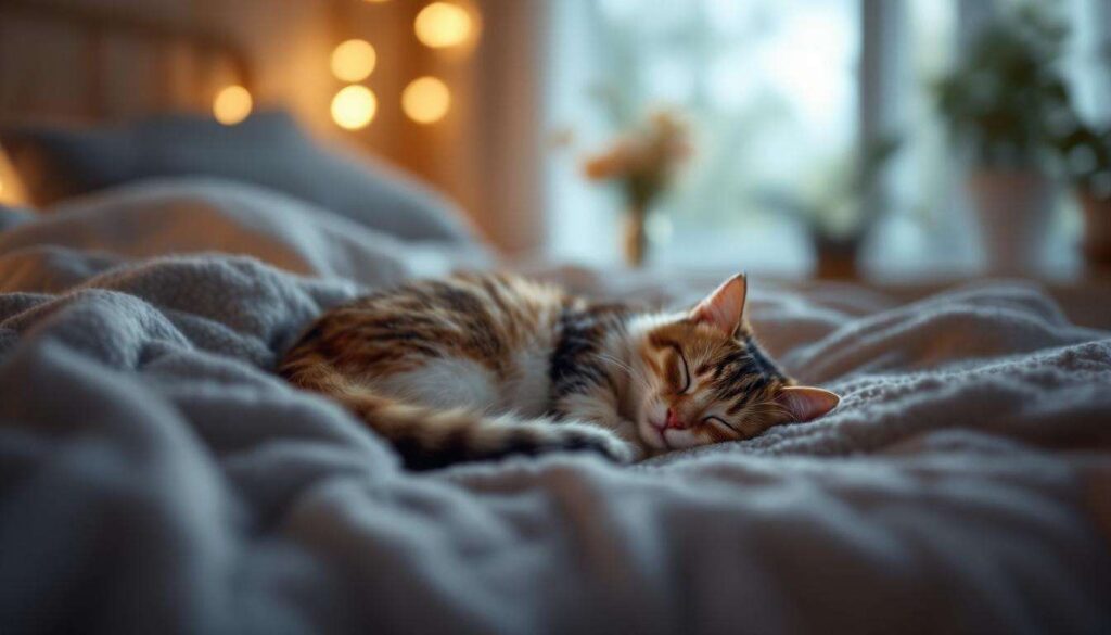 Your cat sleeps at your feet or near your head? A vet explains what each position means