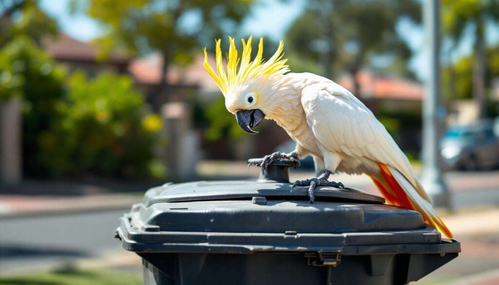 Cockatoos opening bins: why Australian scientists say it's a sign of animal intelligence