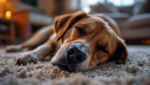 Why your dog sighs loudly when lying down: the two very different meanings