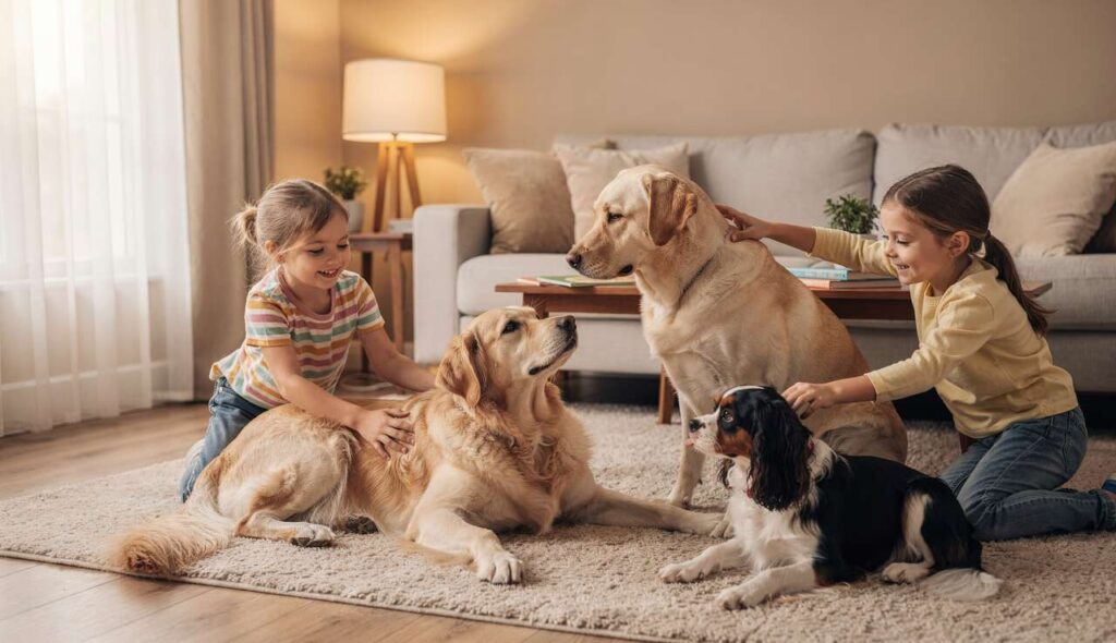 These 3 dog breeds are exceptionally gentle with children, says a professional trainer