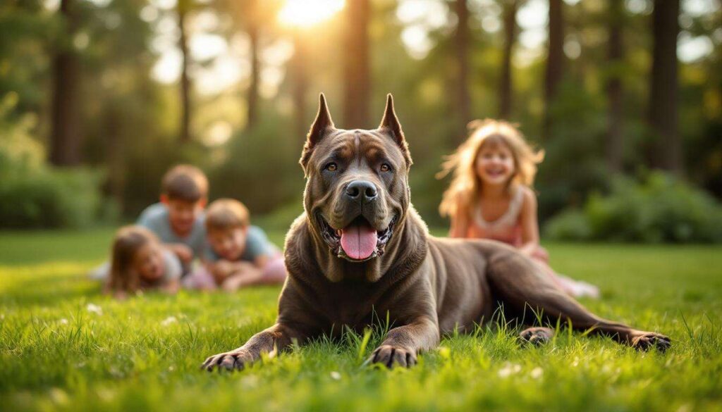 Cane Corso with young kids: is this powerful breed actually safe for families?