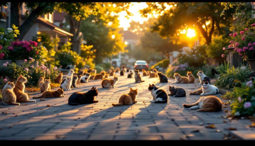 Unveiling the Secret Lives of Neighborhood Cat Colonies: insights from Researchers